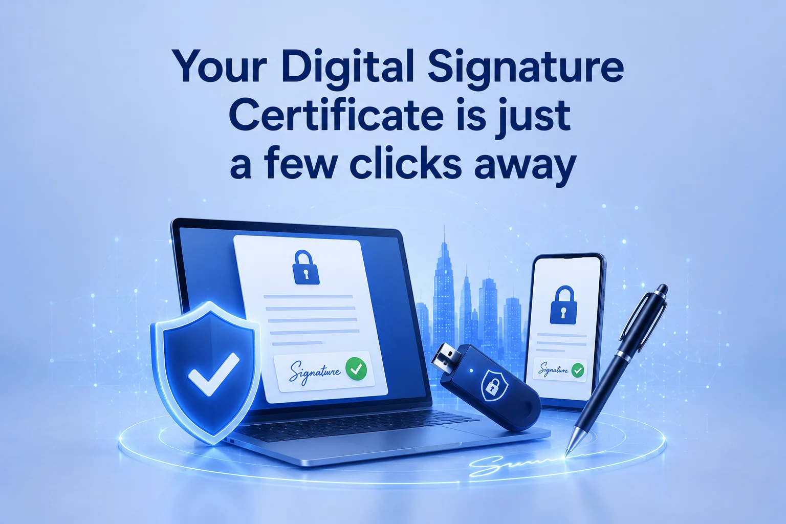 Your Digital Signature Certificate is just a few clicks away